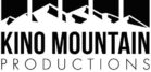 Kino Mountain Productions logo in black and white.