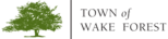 The logo for the Town of Wake Forest, blank background.